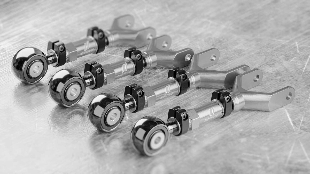 N2itive Suspension Components Model S/X Lowering Links & Camber Arms