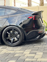 Load image into Gallery viewer, Gloss Black 19x9.5 +28 Volk Racing TE37 Ultra M-Spec Wheel Set - Model 3/Y