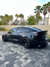 Load image into Gallery viewer, Gloss Black 19x9.5 +28 Volk Racing TE37 Ultra M-Spec Wheel Set - Model 3/Y