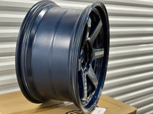 Load image into Gallery viewer, Mag Blue 19" Staggered Volk Racing TE37 Ultra M-Spec Wheel Set - Model 3/Y