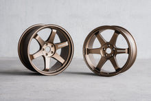 Load image into Gallery viewer, Bronze Almite 20" Staggered Volk Racing TE37 Ultra M-Spec Wheel Set - Model 3/Y