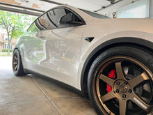 Load image into Gallery viewer, Bronze Almite 20" Staggered Volk Racing TE37 Ultra M-Spec Wheel Set - Model 3/Y