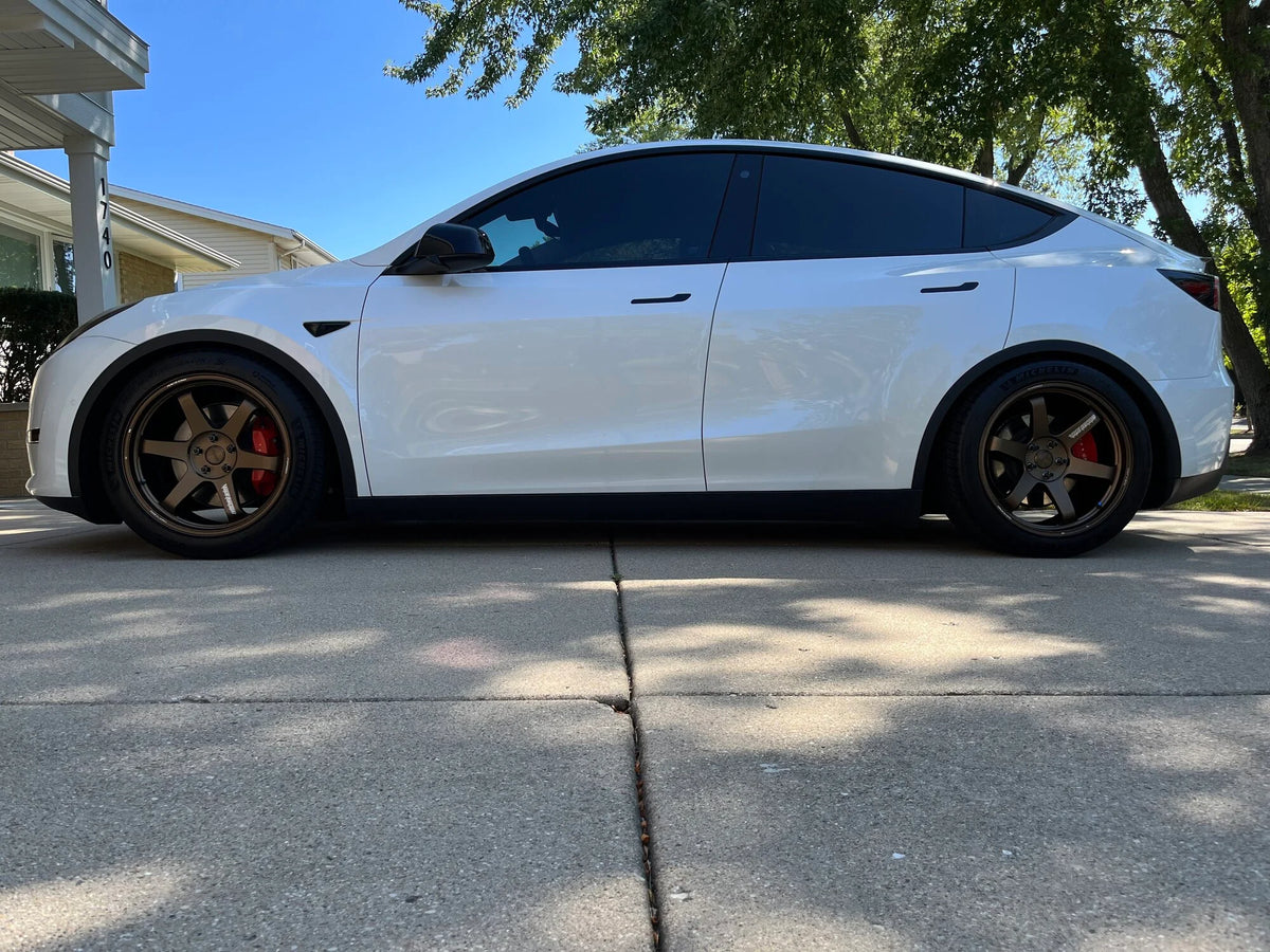 Bronze Almite 20" Staggered Volk Racing TE37 Ultra MSpec Wheel Set MODEL+