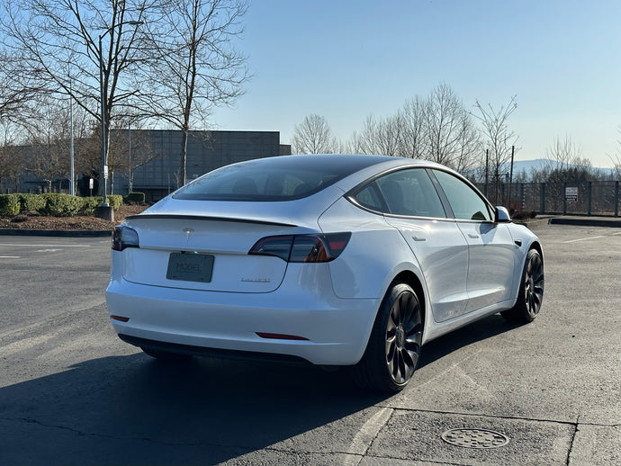 Model 3 Performance Spacers - 5/14mm on Tesla Factory 20" Uberturbine Wheels