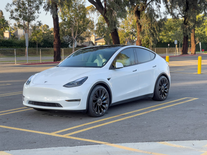 Model Y Spacers - 10/18mm on Tesla Factory 21" Uberturbine Wheels