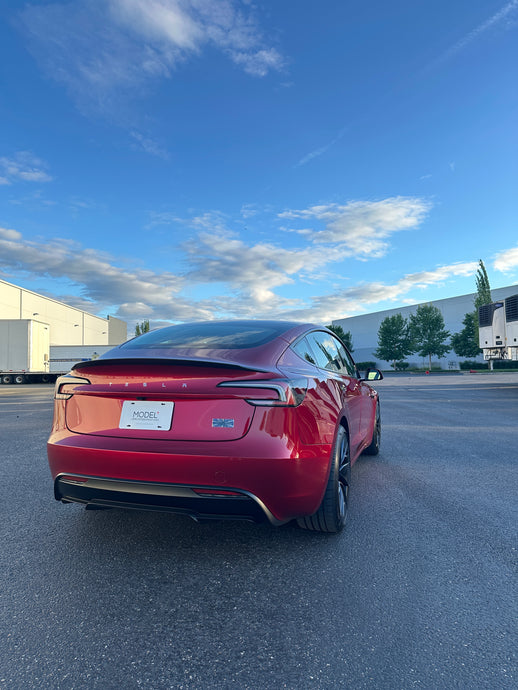 Model 3 Performance (Highland) Spacers - 5/14mm on Tesla Factory 20" Warp Wheels