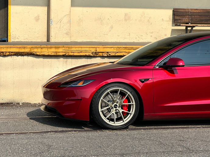 Motorsport Gold APEX VS-5RS Wheels for Highland Tesla Model 3