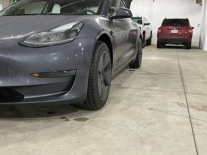 Model 3 Spacers - 18/25mm on Tesla Factory 18" Aero Wheels