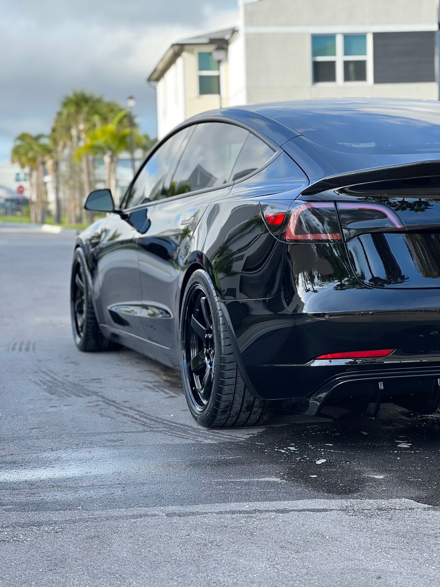 Gloss Black 19x9.5 +28 Volk Racing TE37 Ultra M-Spec Wheel Set